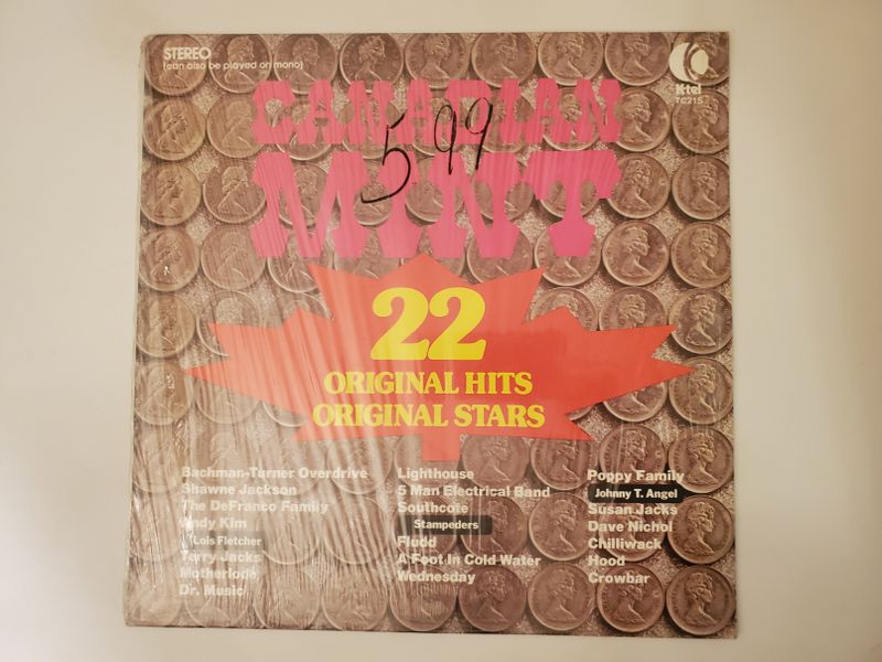 Various Artists Canadian Mint: 22 Original Hits Original Stars vinyl record